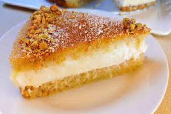 بسبوسة بالقشطة